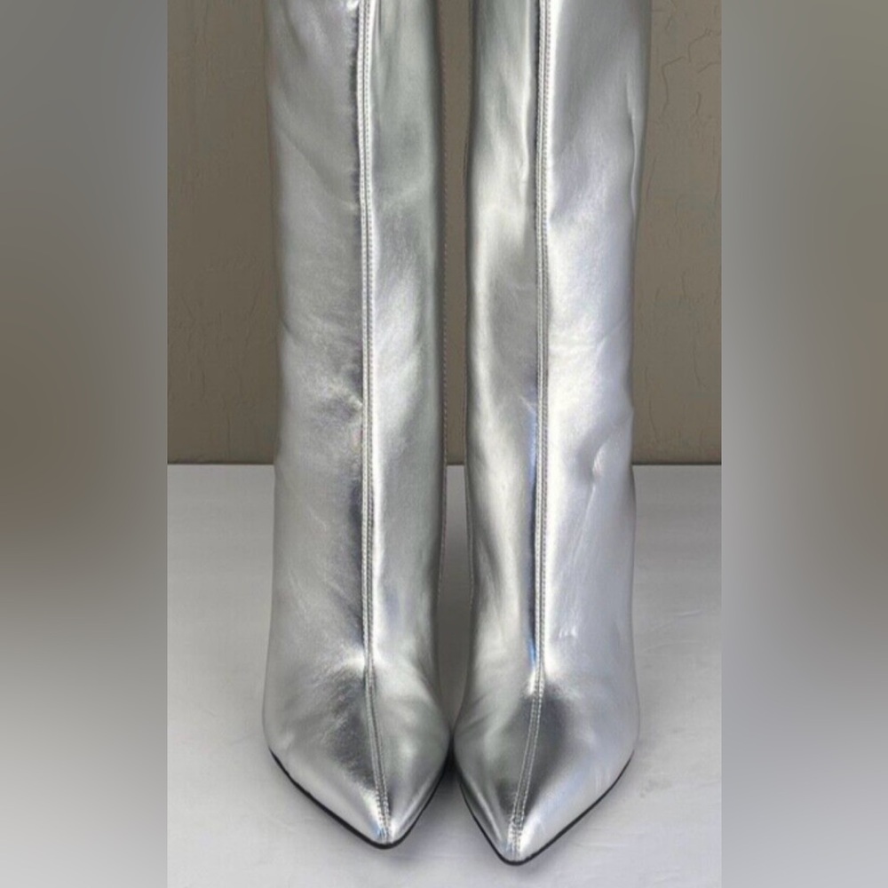 Silver Women's Boots